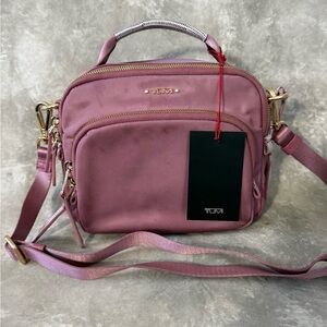 TUMI Mauve Crossbody Bag